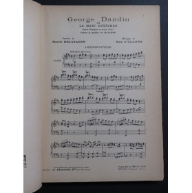 D'OLLONE Max George Dandin ou le Mari Confondu Opéra 1930