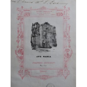 SCHUBERT Franz Ave Maria...