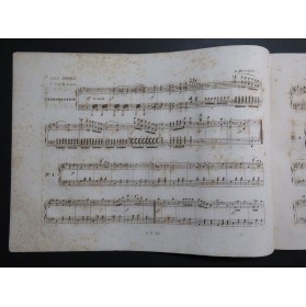 MUSARD Les Roses Valses Strauss Piano ca1840