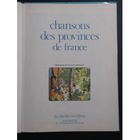 Chansons des Provinces de France 12 Pièces Chant 1979