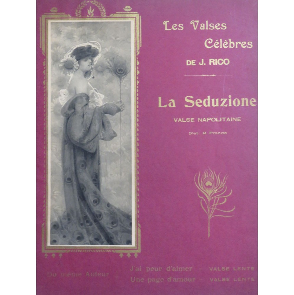 RICO Joseph La Seduzione Piano 1909