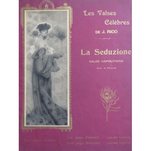 RICO Joseph La Seduzione Piano 1909