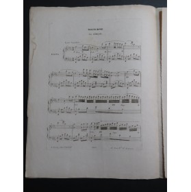 DÖHLER Théodore Nocturne en Ré Majeur op 24 Piano ca1840