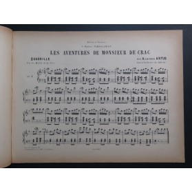 ARTUS Alexandre Les Aventures de Monsieur de Crac Piano XIXe siècle