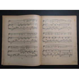 PUCCINI Giacomo La Tosca Prière de Tosca Piano Chant 1908