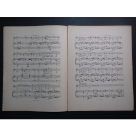 CALVAGNI Alberto Venise Chant Piano ca1897