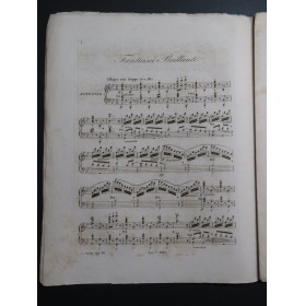 HERZ Henri Grande Fantaisie La Double Echelle op 98 Piano ca1840