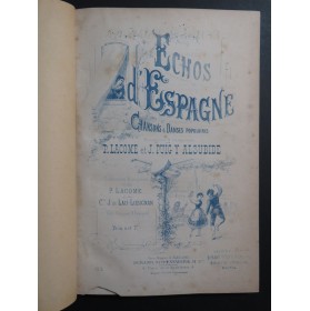 Echos d'Espagne Pièces pour Chant et Piano 1872