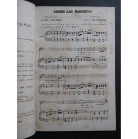 Echos d'Espagne Pièces pour Chant et Piano 1872