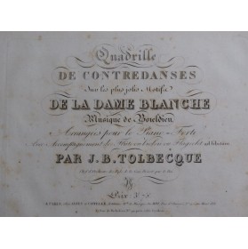 TOLBECQUE J. B. La Dame...