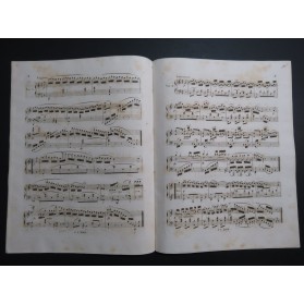 HÜNTEN François Air sur Le Désir de Beethoven op 56 Piano ca1835