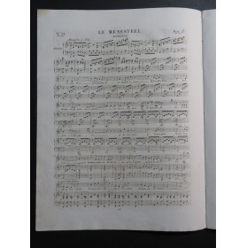 MALIBRAN Marie Le Ménestrel Chant Piano ca1830