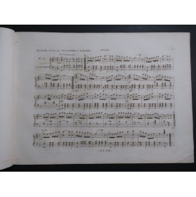 AULAGNIER A. Quadrille Créole Piano Flûte Violon Flageolet ca1850