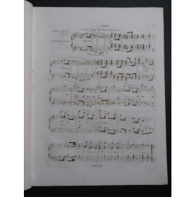 HERZ Henri Variations Brillantes Il Crociato Meyerbeer op 23 Piano 4 mains ca1834