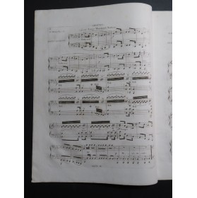 HERZ Henri Variations Brillantes Il Crociato Meyerbeer op 23 Piano 4 mains ca1834