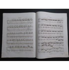 HERZ Henri Variations Brillantes Il Crociato Meyerbeer op 23 Piano 4 mains ca1834