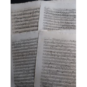 PLEYEL Ignace 12 Nouveaux Quatuors 1ère Livraison Violons Alto Violoncelle 1787