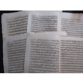 PLEYEL Ignace 12 Nouveaux Quatuors 1ère Livraison Violons Alto Violoncelle 1787