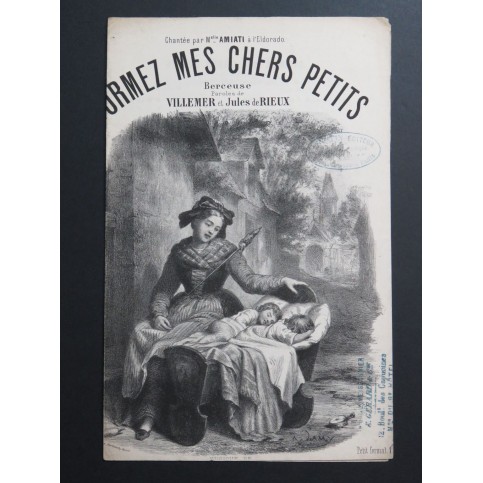 Dormez mes chers petits Alfred d'Hack Chant ca1870
