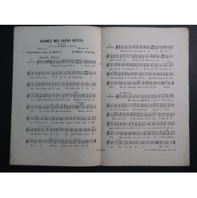 Dormez mes chers petits Alfred d'Hack Chant ca1870