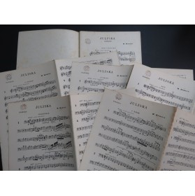 RODIGE H. Juliska Csardas Piano Cordes 1909