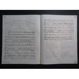 DE BEAUPLAN Amédée Où c'qu'est donc Chant Piano ca1820