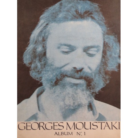 MOUSTAKI Georges Album No 1 8 Pièces Chant Piano ca1970