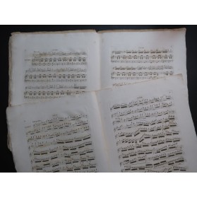 LEPLUS Ludovic Fantaisie et Variations Piano Flûte ca1840