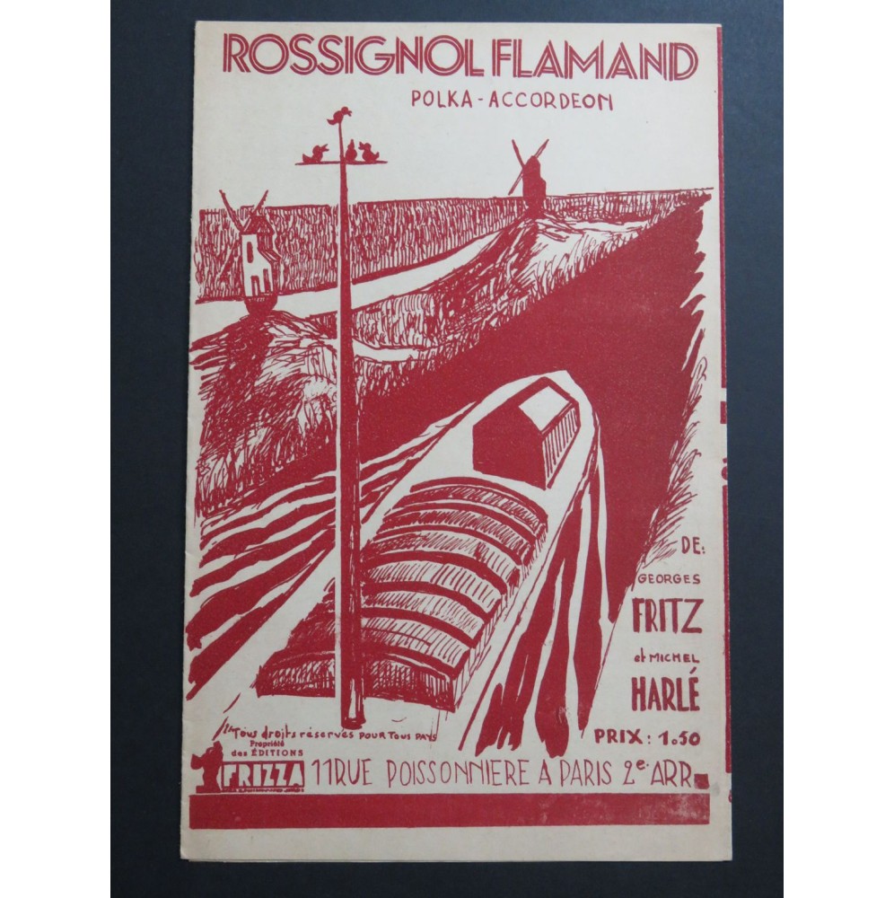 Rossignol Flamand Polka Georges Fritz Marcel Harlé Accordéon