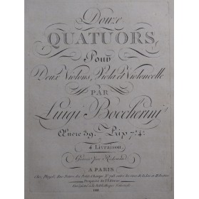 BOCCHERINI Luigi Trois...