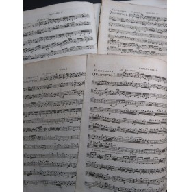BOCCHERINI Luigi Trois Quatuors op 39 Violon Alto Violoncelle ca1799