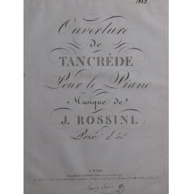 ROSSINI G. Tancredi...