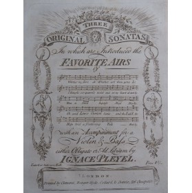 PLEYEL Ignace Three...