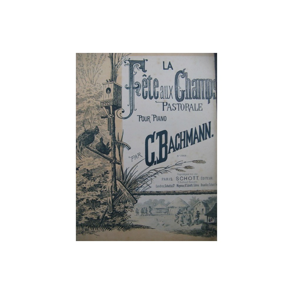 BACHMANN G. La Fête aux Champs Piano