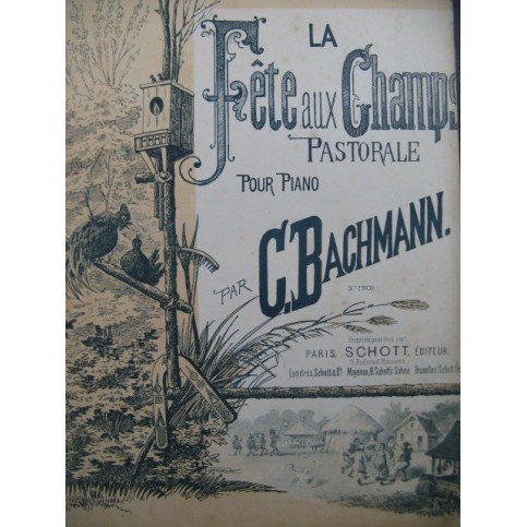 BACHMANN G. La Fête aux Champs Piano