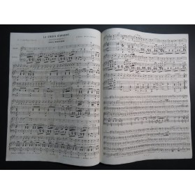 BERNARD Paul La Croix d'Argent Chant Piano ca1845