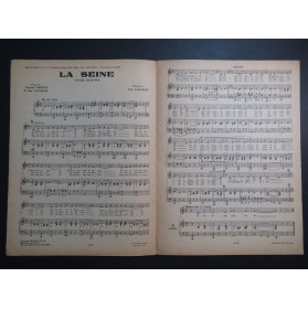 LAFARGE Guy La Seine Chant Piano 1948