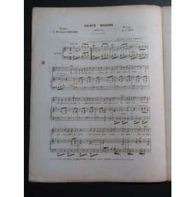 THYS Alphonse Sainte Madone Chant Piano ca1845