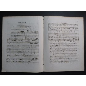SIMON Théophile Mes Vœux Chant Piano ca1830