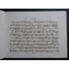TOLBECQUE J. B. La Révolte du Sérail Quadrille No 3 Piano Violon ca1850