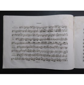 TOLBECQUE J. B. La Révolte du Sérail Quadrille No 3 Piano Violon ca1850