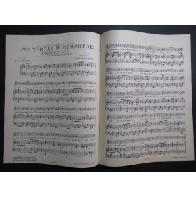 BOREL-CLERC Charles Tu Verras Montmartre Chant Piano 1922