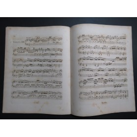 CLEMENTI Muzio Trois Sonates op 25 Piano ca1853