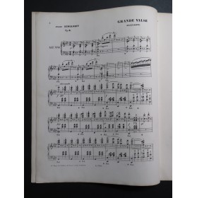 SCHULHOFF Jules Grande Valse Brillante op 6 Piano ca1851