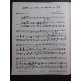 GABAROCHE Gaston PEARLY Fred Quand on sait se débrouiller Chant Piano 1923