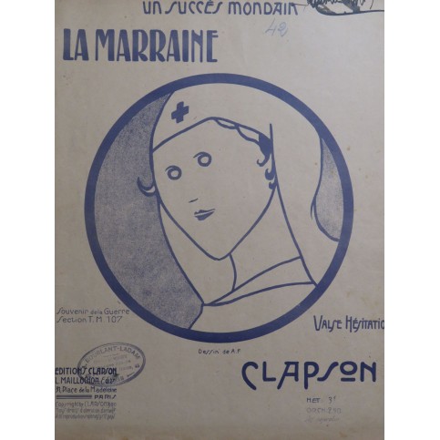 CLAPSON La Marraine Piano 1920