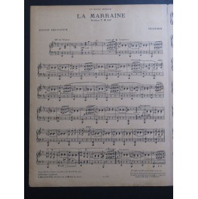 CLAPSON La Marraine Piano 1920