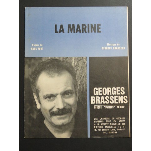 La Marine Georges Brassens Chant Piano 1953