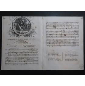 LHUILLIER Edmond Lorsque l'on est Page du Roi Chant Piano ca1830