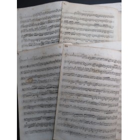 PLEYEL Ignace Trois Quatuors B. 349-351 Violons Alto Violoncelle ca1790